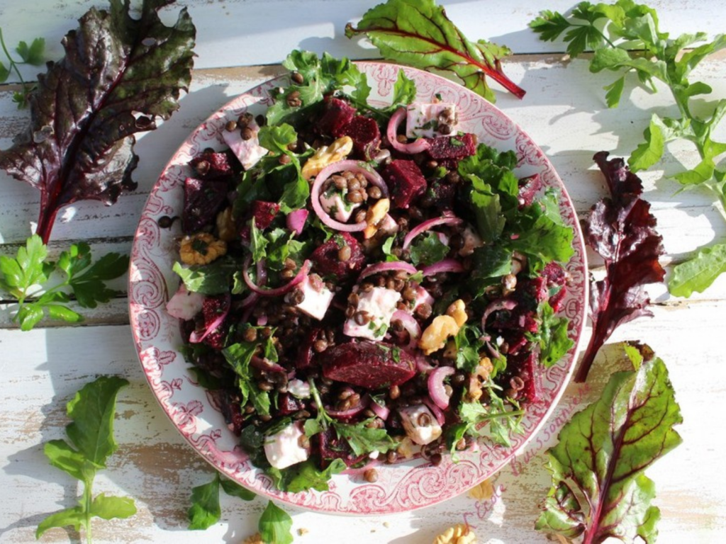 Une bonne salade de printemps